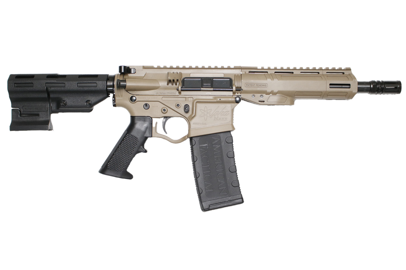 AMERICAN TACTICAL Alpha Maxx 300 Blackout Semi-Auto Pistol with FDE Finish and 30 Round Magazine